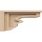 Ekena Millwork 5"W x 10"D x 5"H Wide Highland Rough Cedar Woodgrain TimberThane Corbel, Primed Tan CORUR05X10X05HLDRCPR - alternate 5